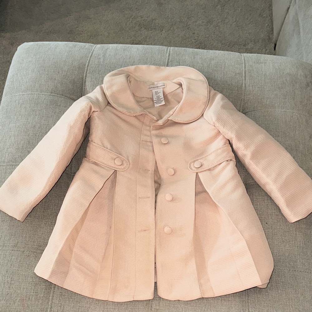 Catherine Malandrino Kids Pea Coat in Cream